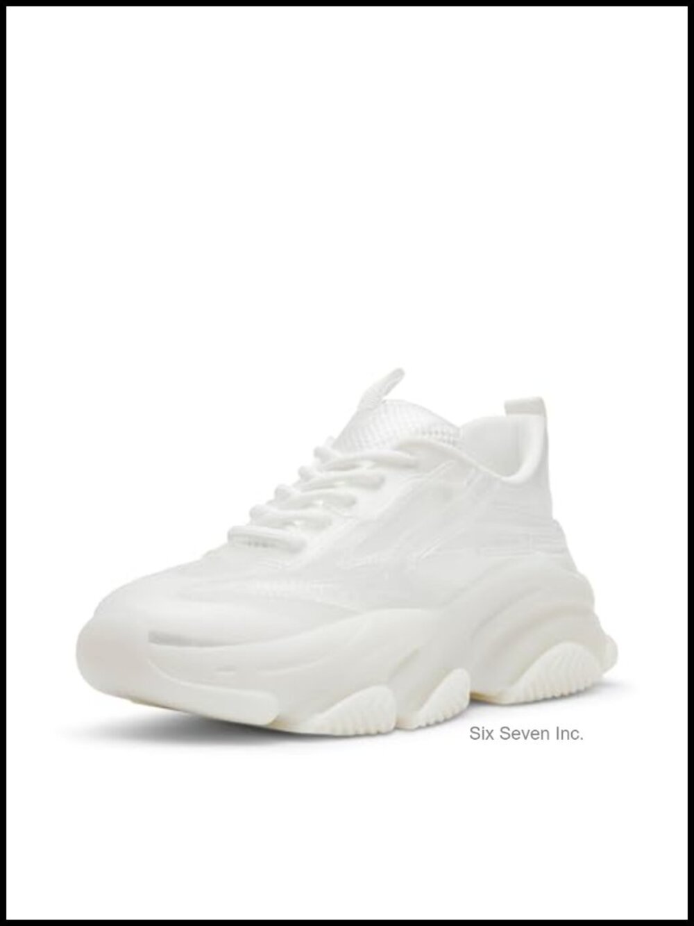 Platform Sneaker Lace-Up Fashion Casual Athletic Shoe